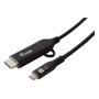 EQUIP Adaptador USB-C a HDMI + USB-C PD 100W 4K 60Hz 1.00m Aluminio
