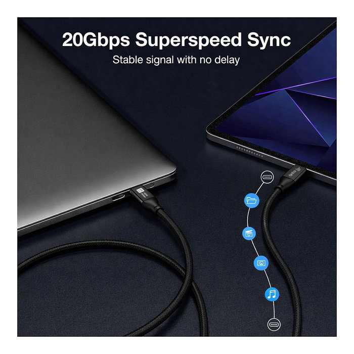 EQUIP Adaptador USB-C a HDMI + USB-C PD 100W 4K 60Hz 1.00m Aluminio