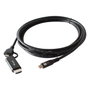 EQUIP Adaptador USB-C a HDMI + USB-C PD 100W 4K 60Hz 1.00m Aluminio