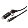 EQUIP Adaptador USB-C a HDMI + USB-C PD 100W 4K 60Hz 1.00m Aluminio