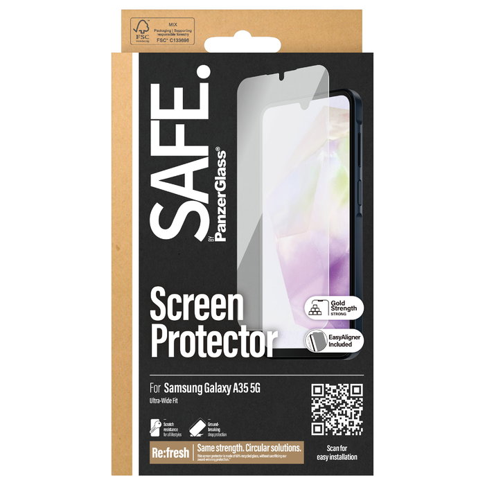 Panzerglass Protector de pantalla para Samsung Galaxy A34 5G UWF
