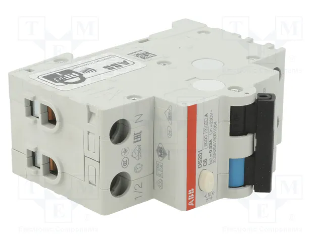 ABB DS201A-C6/0.03 RCBO 6A 30mA 230VAC ABB DS201A-C6/0.03 RCBO 6A 30mA 230VAC