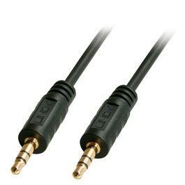 Lindy Cable de Audio Premium Jack 3.5mm a Jack 3.5mm, 3 Metros, para Conectar Dispositivos de Audio a Altavoces o Coche