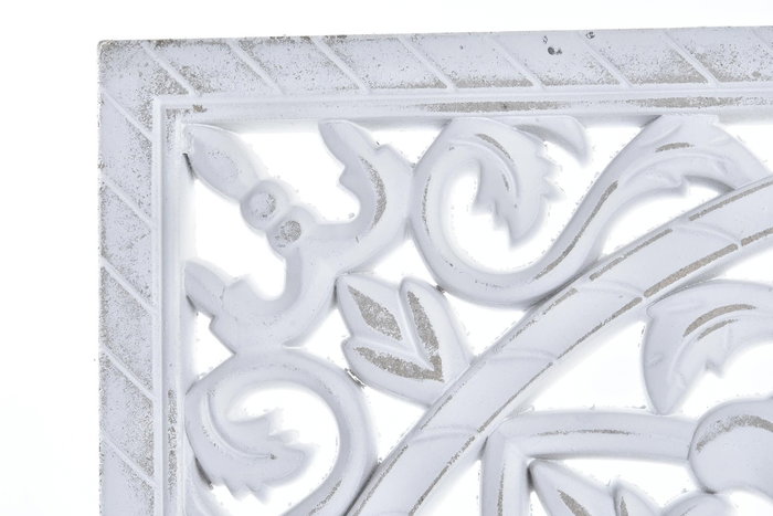 DKD Home Decor Espejo Árabe Blanco MDF Mandala 50 x 50 x 1.5 cm (2 Unidades) DKD Home Decor Espejo Árabe Blanco MDF Mandala 50 x 50 x 1.5 cm (2 Unidades)
