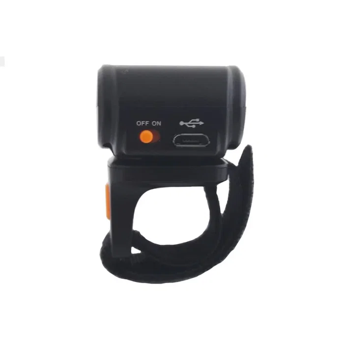 Approx APPLS14R2D - Lector de códigos de barras manos libres 1D / 2D / QR, inalámbrico por Bluetooth y RF, sensor CMOS, Negro y Naranja