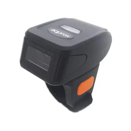 Approx APPLS14R2D - Lector de códigos de barras manos libres 1D / 2D / QR, inalámbrico por Bluetooth y RF, sensor CMOS, Negro y Naranja