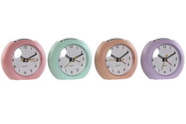 DKD Home Decor Reloj Despertador con Luz Surtido de 4 Colores