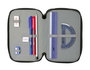 Estuche Escolar con Accesorios Spider-Man Attack Negro 12,5 x 19,5 x 5,5 cm 37 Piezas