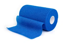 Kruuse Venda Cohesiva Valueline Azul 10 cm x 4.5 m, 18 Unidades - Autoadhesiva, Multiusos para Animales