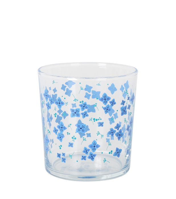 LAV Set 4 Vasos Pinta 340 cc Flores (6 Cajas)