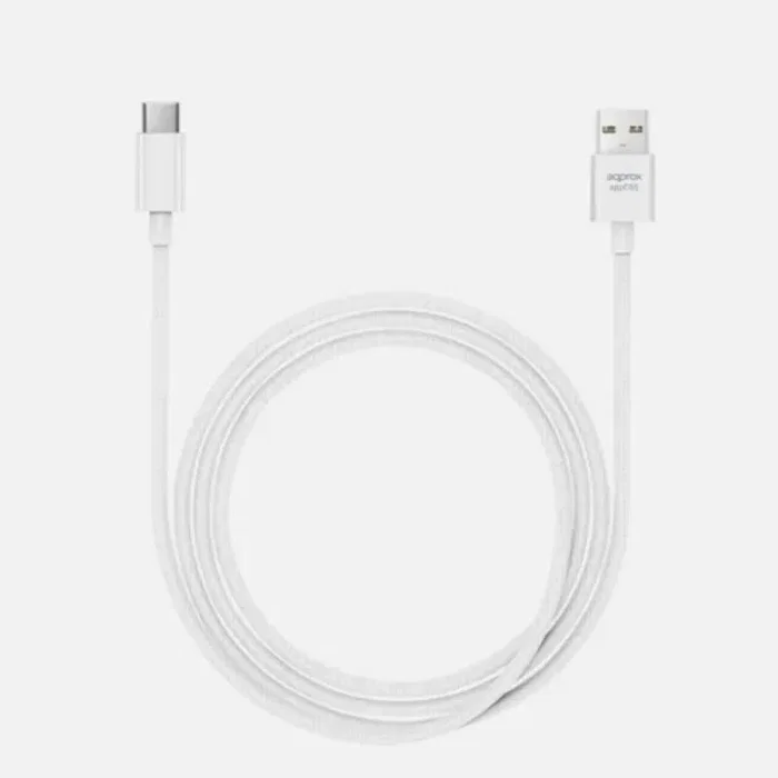 Approx Cable USB A a Tipo-C 1m Blanco Approx Cable USB A a Tipo-C 1m Blanco