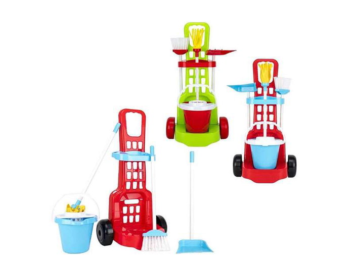 Carrito de Limpieza con Accesorios Juguete Carrito de Limpieza con Accesorios Juguete