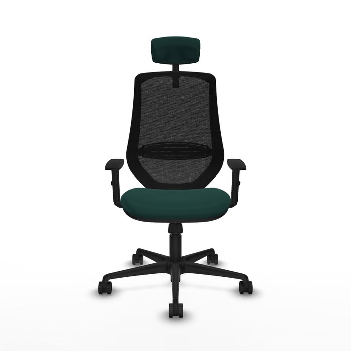 PIQUERAS Y CRESPO Silla de oficina Mardos con mecanismo Sincro, Verde botella y Negro PIQUERAS Y CRESPO Silla de oficina Mardos con mecanismo Sincro, Verde botella y Negro