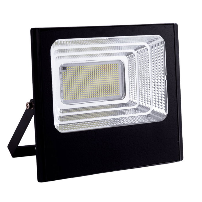 Proyector LED Solar 150W Blanco Frío con Panel 6V/15W y Control Remoto