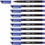 Stabilo STABILO OHPen Universal Marcador Permanente Azul Punta Fina 0,7 mm (Set de 10)