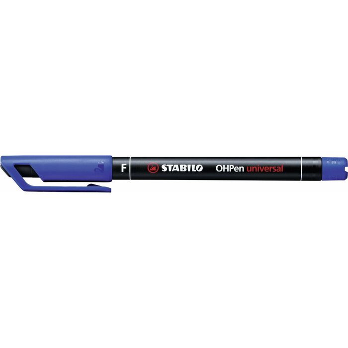 Stabilo STABILO OHPen Universal Marcador Permanente Azul Punta Fina 0,7 mm (Set de 10)
