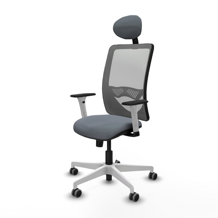 PIQUERAS Y CRESPO Silla de oficina Zulema Gris con mecanismo Sincro PIQUERAS Y CRESPO Silla de oficina Zulema Gris con mecanismo Sincro