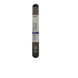 Red Kiss Lima Profesional Doble Grano 100/180 para Uñas Acrílicas, Gel y Naturales con Acabado Negro