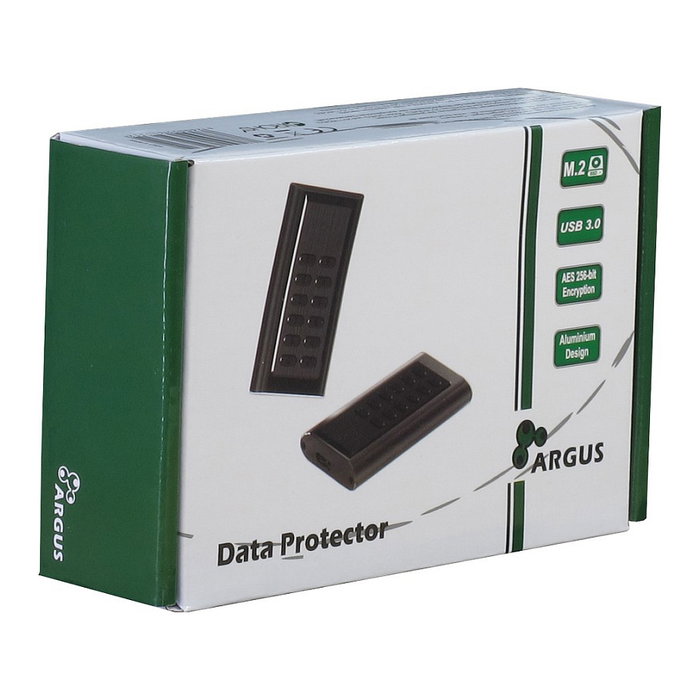 Inter-Tech Geh M.2 SSD GD-MSLK01 negro USB 3.0 AES 256-bit