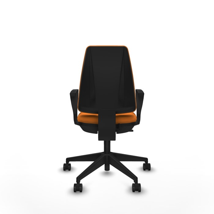 PIQUERAS Y CRESPO Silla de oficina Elche Naranja con Brazos Fijos PIQUERAS Y CRESPO Silla de oficina Elche Naranja con Brazos Fijos