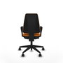 PIQUERAS Y CRESPO Silla de oficina Elche Naranja con Brazos Fijos