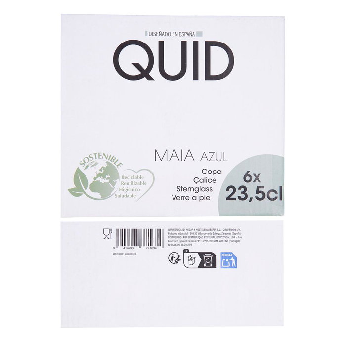Copa Vidrio Maia Quid 23,5 cL (24 Unidades)