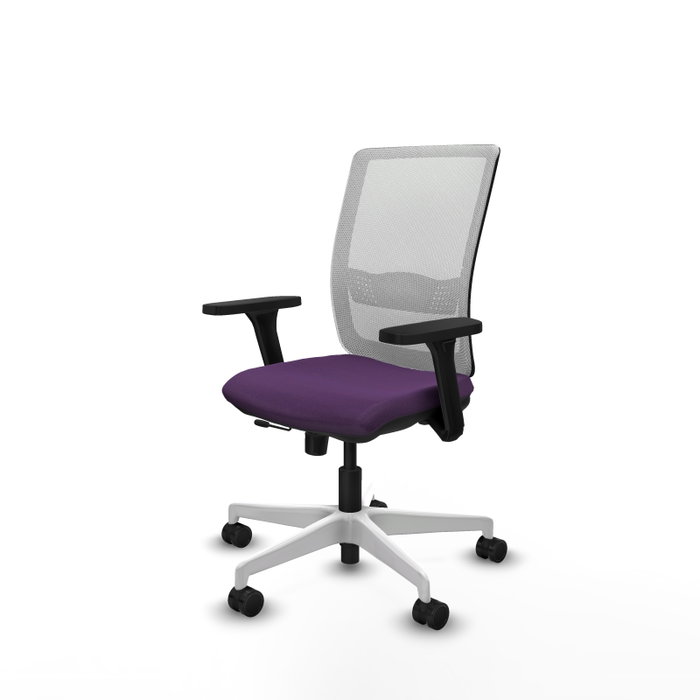 PIQUERAS Y CRESPO Silla de oficina Haches Morado y Blanco PIQUERAS Y CRESPO Silla de oficina Haches Morado y Blanco