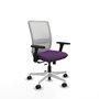 PIQUERAS Y CRESPO Silla de oficina Haches Morado y Blanco