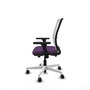 PIQUERAS Y CRESPO Silla de oficina Haches Morado y Blanco
