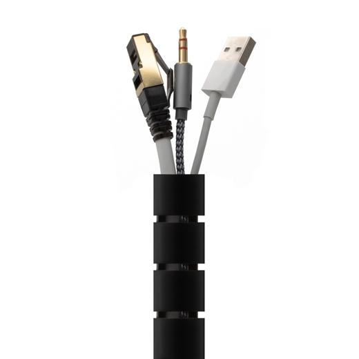 Aisens Organizador de Cable en Espiral 25 mm Negro 3,0 M Aisens Organizador de Cable en Espiral 25 mm Negro 3,0 M