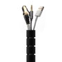 Aisens Organizador de Cable en Espiral 25mm, Negro, 3.0 m