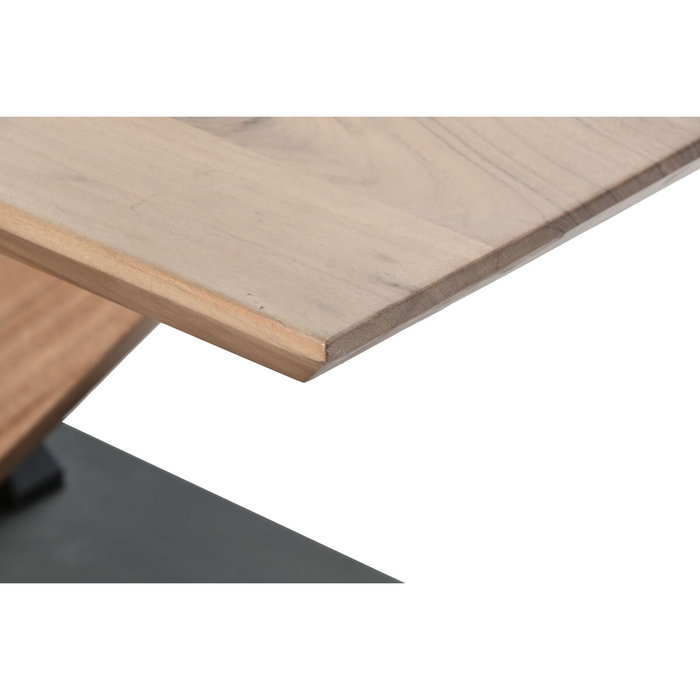 DKD Home Decor Mesa de Centro de Acacia y Metal 115x60x45 cm DKD Home Decor Mesa de Centro de Acacia y Metal 115x60x45 cm