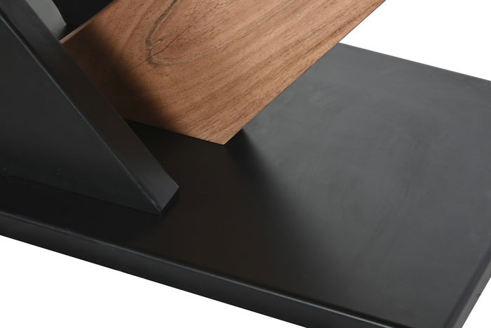 DKD Home Decor Mesa Centro Moderno Acacia Metal 115 x 60 x 45 cm