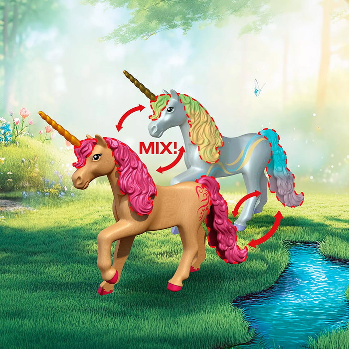 PLAYMOBIL Hadas De Excursión 72067 - Set de Juego con Unicornios, Animales del Bosque y Figuras de Hadas para Niños +4 Años