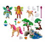 PLAYMOBIL Hadas De Excursión 72067 - Set de Juego con Unicornios, Animales del Bosque y Figuras de Hadas para Niños +4 Años