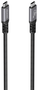 Aisens Cable USB4 Gen 3x2 Aluminio 40Gbps 8K@60Hz 1.5m Negro