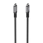 Aisens Cable USB4 Gen 3x2 Aluminio 40Gbps 8K@60Hz 1.5m Negro