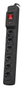 Armac Multi M6 Regleta protectora con 6 tomas y cable de 5 m, negro