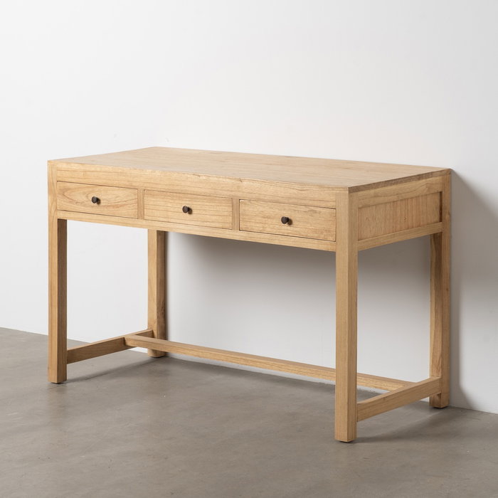 Ixia Mueble Auxiliar Natural Madera Mindi 130 x 55 x 77 cm Ixia Mueble Auxiliar Natural Madera Mindi 130 x 55 x 77 cm