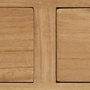 Ixia Mueble Auxiliar Natural Madera Mindi 130 x 55 x 77 cm