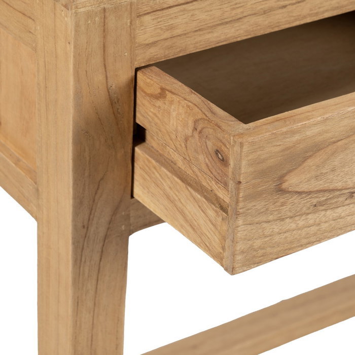 Ixia Mueble Auxiliar Natural Madera Mindi 130 x 55 x 77 cm Ixia Mueble Auxiliar Natural Madera Mindi 130 x 55 x 77 cm