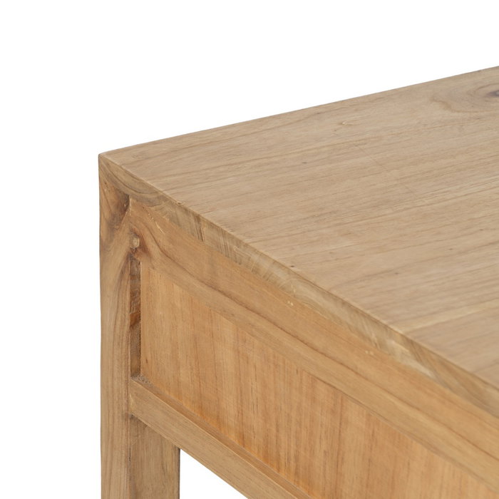 Ixia Mueble Auxiliar Natural Madera Mindi 130 x 55 x 77 cm Ixia Mueble Auxiliar Natural Madera Mindi 130 x 55 x 77 cm