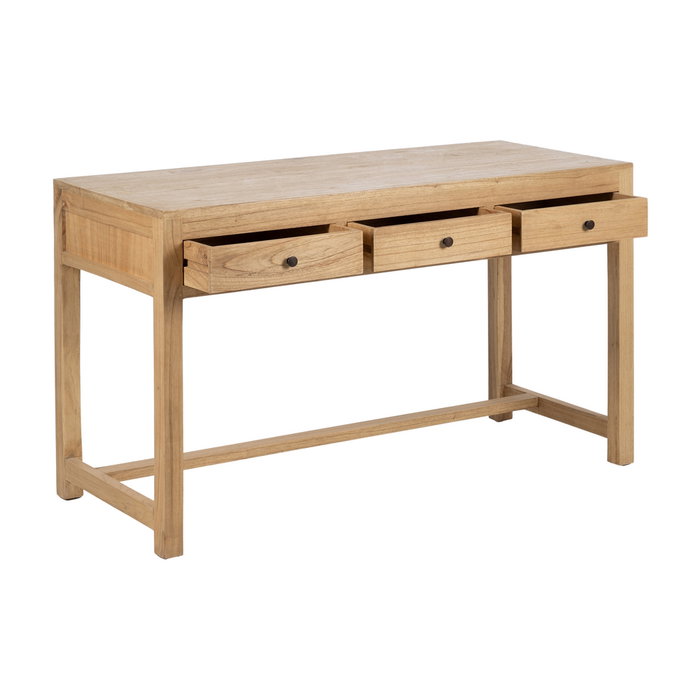 Ixia Mueble Auxiliar Natural Madera Mindi 130 x 55 x 77 cm Ixia Mueble Auxiliar Natural Madera Mindi 130 x 55 x 77 cm