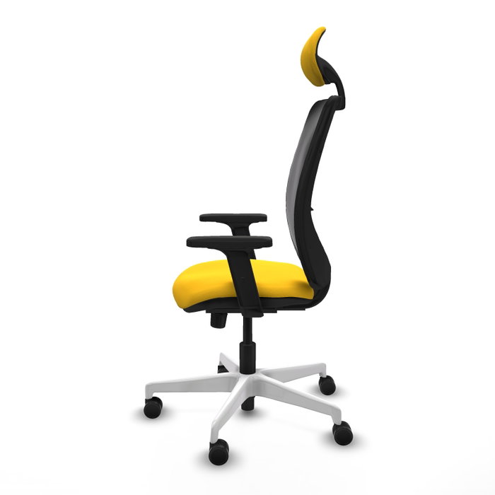 PIQUERAS Y CRESPO Silla de oficina Zulema con mecanismo Sincro Amarillo y Negro PIQUERAS Y CRESPO Silla de oficina Zulema con mecanismo Sincro Amarillo y Negro