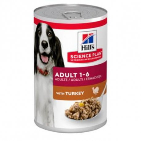 Hill's Canine Adult Pavo - Comida Húmeda para Perro Adulto - 12 Latas de 370 gr Hill's Canine Adult Pavo - Comida Húmeda para Perro Adulto - 12 Latas de 370 gr