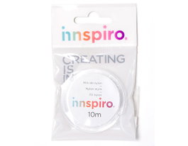 Innspiro Hilo de nailon transparente 0,35mm 10m