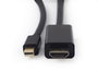 Gembird Cable Adaptador Mini DisplayPort Macho a HDMI Macho 4K Ultra HD 1,8 m