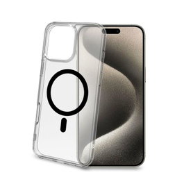 Celly Funda transparente para iPhone 16 Pro Max