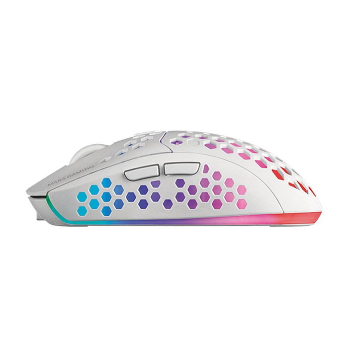 Mars Gaming MMW3W Ratón Gaming Inalámbrico 3200 DPI Blanco