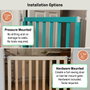 Ingenuity Puerta de seguridad infantil de 76 a 91 cm, personalizable